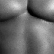Close up of a man's chest