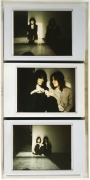 Three images of Patti Smith and Judy Linn.