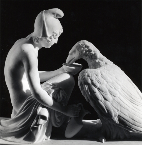 Sculpture of Ganymede and Jupiter's Eagle.