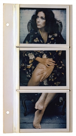 Ruth Kligman (Triptych), c. 1972, Polaroid