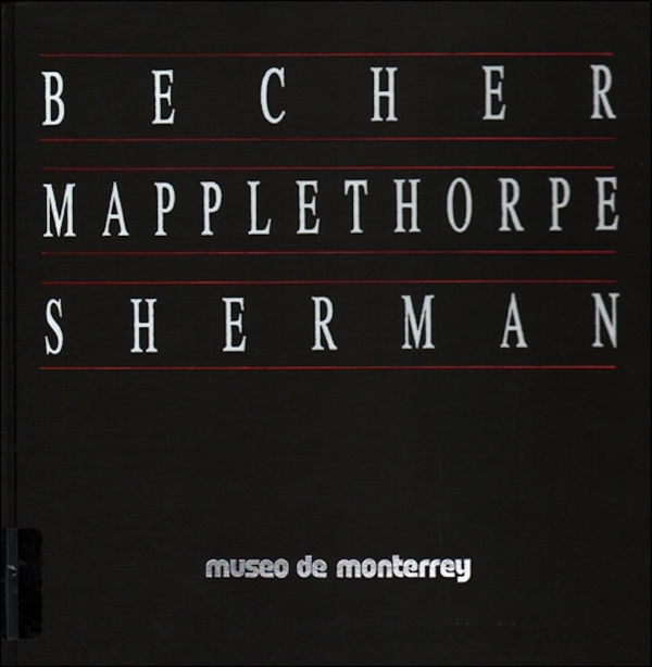 White text on black background saying "Becher Mapplethorpe Sherman"